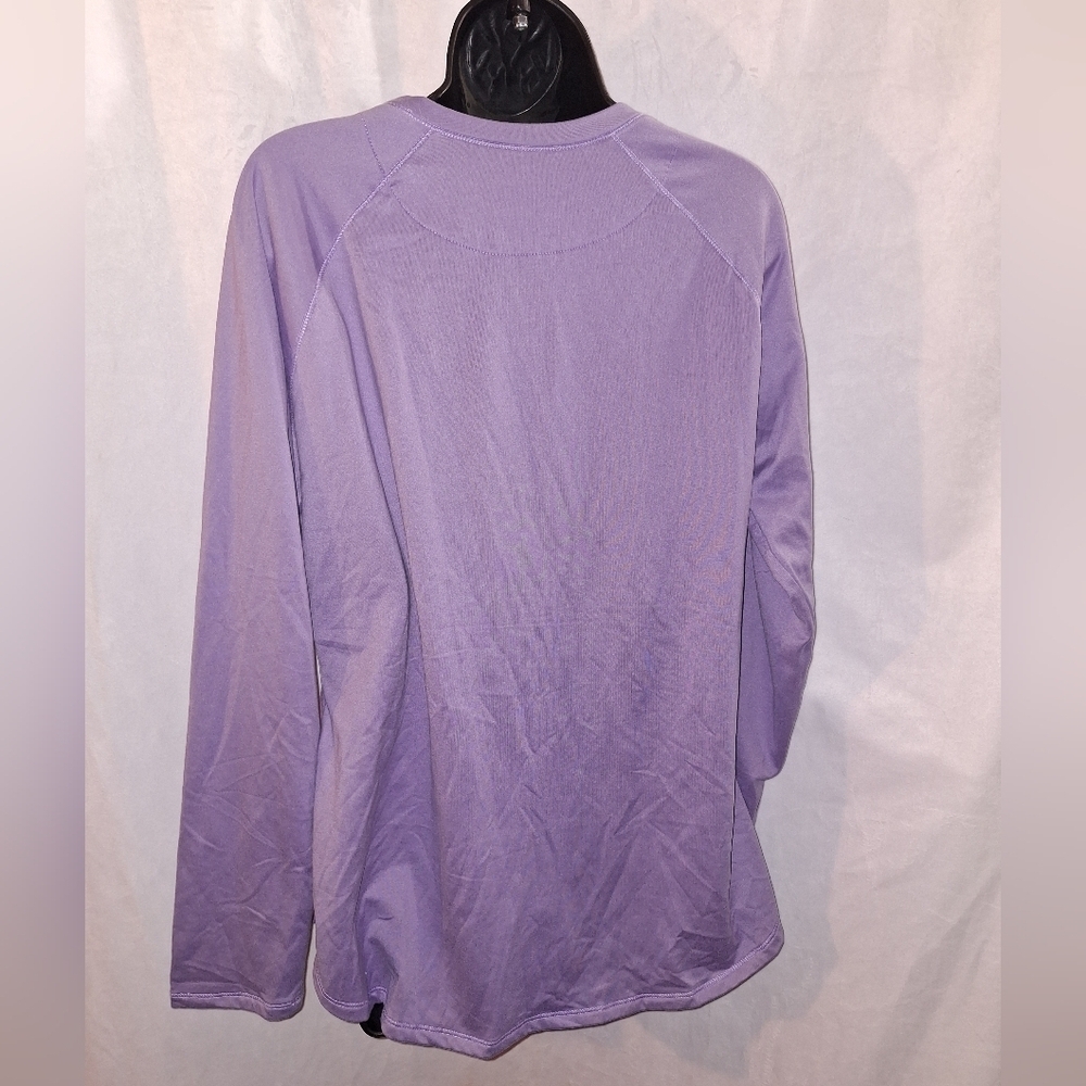 Purple Relaxed Long Sleeve Shirt - Picture 4 of 5
